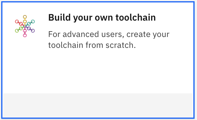 Build your own toolchain